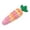 C, variant on Carrot Shaped Silicone Teething Toy for | Squeaky Interactive Training Toy for Cats and Dogs | Indoors Outdoors Play