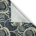 thumbnail image 4 of Ambesonne Grunge Valance Pack of 2, Circles of the Tree, 42"X12", Reseda Green Blue, 4 of 5