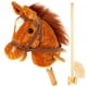 thumbnail image 1 of Morytale Stick Hobby Juguete para montar a caballo Caballo de peluche para niños pequeños a partir de 3 años Caballos para montar en juguete Divertido juego de simulación con ruedas de madera y sonido, 1 of 5