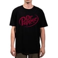 thumbnail image 6 of Dr Pepper Est. 1885 Maroon Logo Adult Black Crew Neck Oversized Heavyweight Short Sleeve Tee-Small, 6 of 7