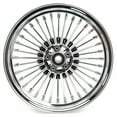thumbnail image 5 of Chrome Fat Spoke Wheels Rims 21x3.5 16x3.5 for Harley Softail Fatboy FLSTF Heritage Classic Deluxe, 5 of 5