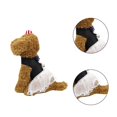 thumbnail image 4 of Tenue en Maille pour Animaux de Compagnie Robe Jupe Laisse Corde Harnais Vêtements Robe Bleue m, 4 of 9