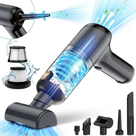Car Vacuum Cleaner Cordless, 20000PA Wireless Portable Vacuum Cleaner with Strong Suction, Mini Car Vacuum, Home, Pet Hair