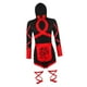 thumbnail image 4 of Disfraz de ninja para mujer, conjunto completo multiusos para fiestas temáticas, juego de rol. L, 4 of 8