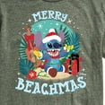 thumbnail image 3 of Lilo & Stitch - Merry Beachmas - Men's Short Sleeve Graphic T-Shirt, 3 of 5