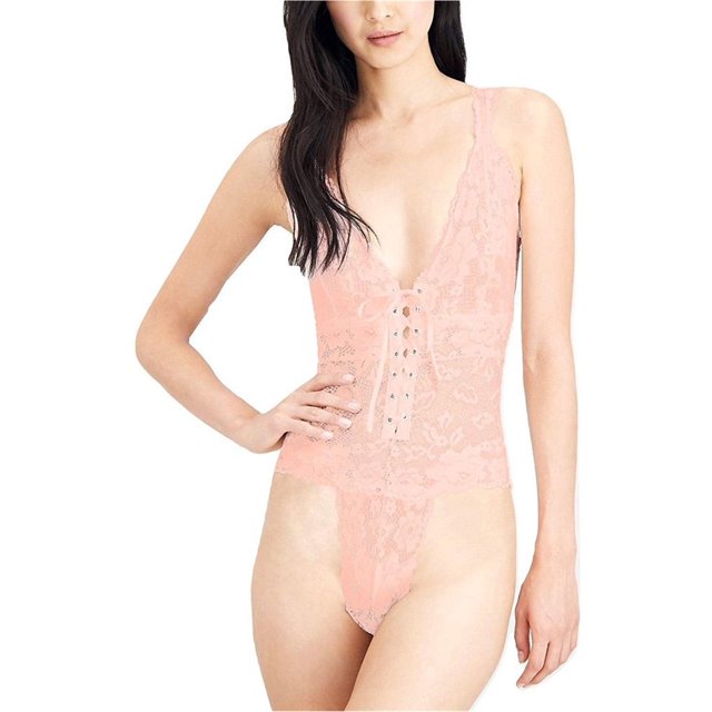 Free People Combinaison String Yeux Gazey pour Femmes, Rose, Moyen