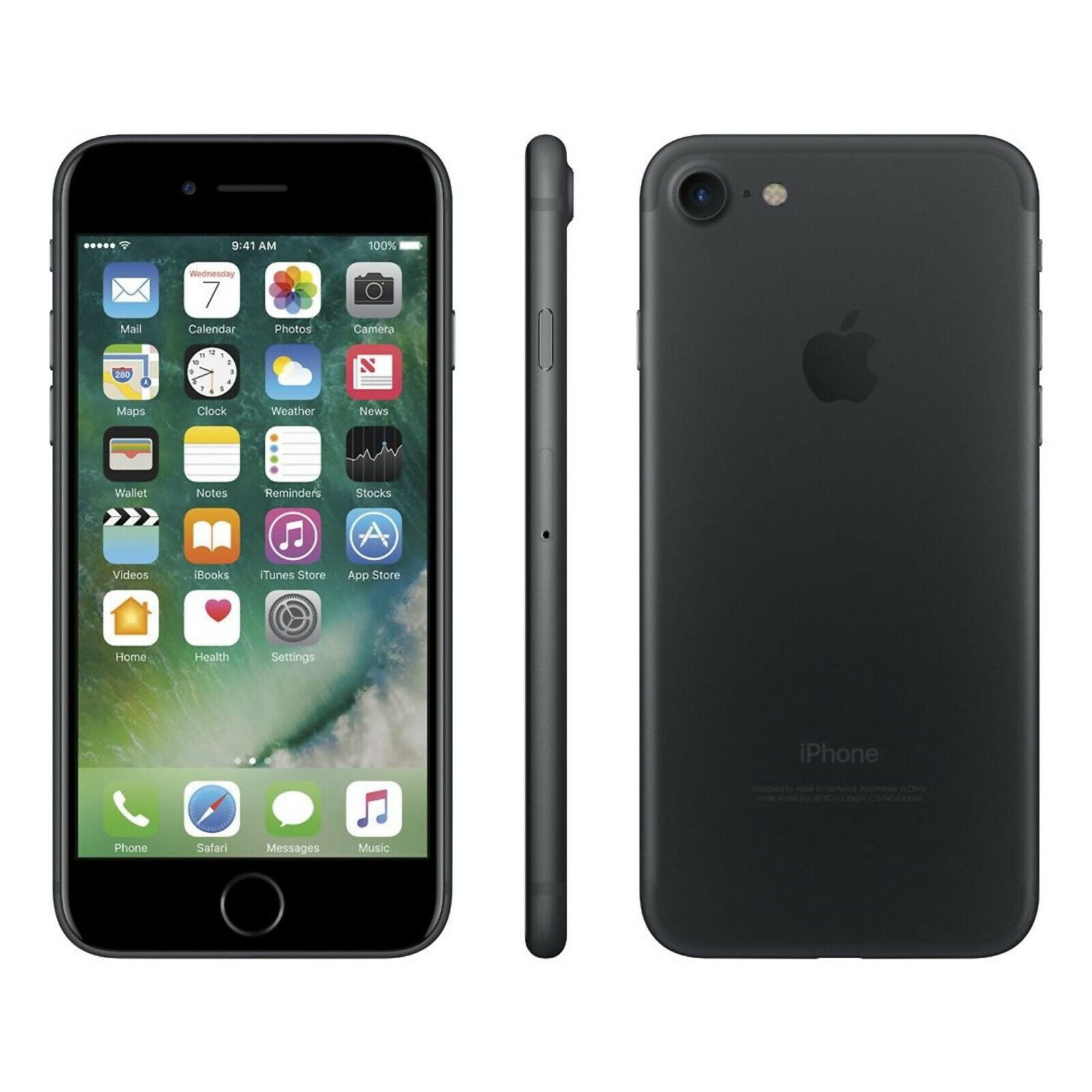 Beneden afronden Verbeteren apotheek Restored Apple iPhone 7 A1660 128 GB Smartphone, 4.7" LCD HD 1334 x 750,  Dual-core (2 Core) Dual-core (2 Core), 2 GB RAM, iOS 10, 4G, Black  (Refurbished) - Walmart.com