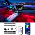 thumbnail image 1 of Luces LED interiores USB para el control de la aplicación del coche, multi color, a prueba de agua, bajo el tablero de los accesorios del coche DC 5V DAYBETTER DCLU2F424-V2, 1 of 6