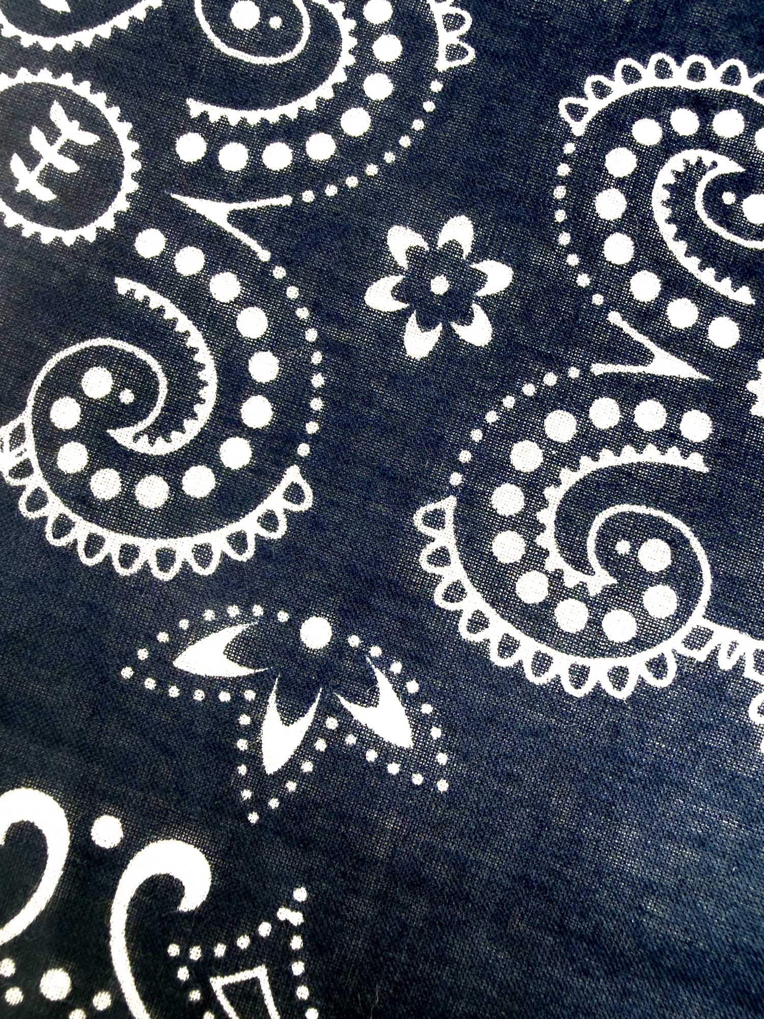 Time and Tru Women's Western Star Bandana, Blue Cove, One Size Fits Most