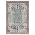 thumbnail image 3 of Abani Azure Collection Beige Teal 4' x 6' Medallion Tribal Vintage Area Rug, 3 of 6