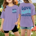 thumbnail image 2 of Xijirk Girls T Shirts Graphic Print Tees and Casual Shirts Short Sleeve Comfortable Daily Wear Tops,90, 2 of 4