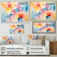 thumbnail image 5 of Designart "Pastel Geometric Ink Explosion Burst of Harmony III" Oversized Abstract Framed Wall Art - Modern Colorful Abstract Geometric Entryway Framed Wall Art, 5 of 7