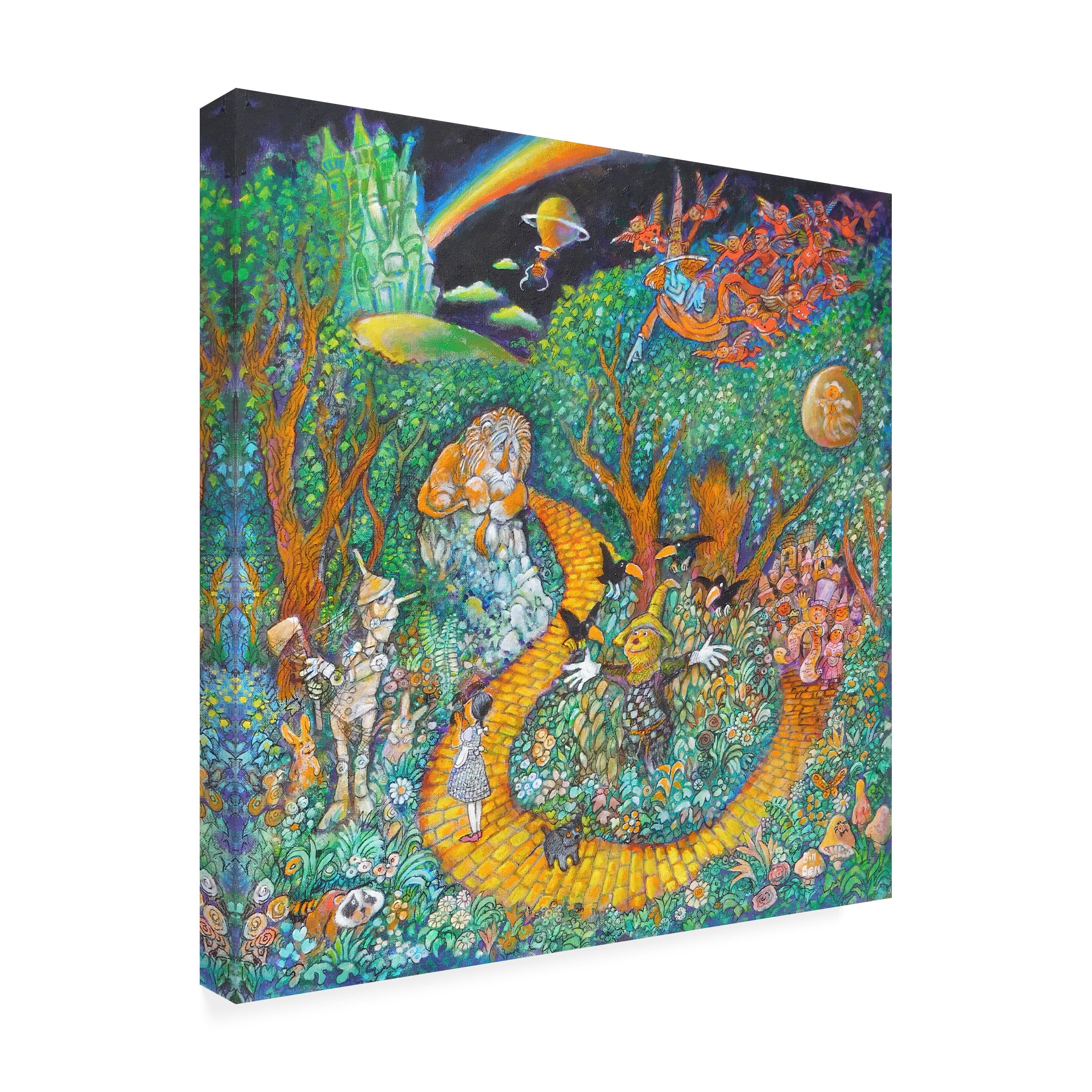 Bill Bell 'Follow The Yellow Brick Road' Canvas Art
