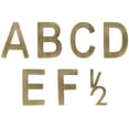 thumbnail image 7 of Architectural Mailboxes 3582PB-D 4 in. Brass Floating House Letter D, Polished Brass, 7 of 7