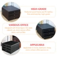 thumbnail image 2 of Caja de almacenamiento de archivos de cuero de tipo de escritorio de tipo cajón de 1pc (negro), 2 of 4