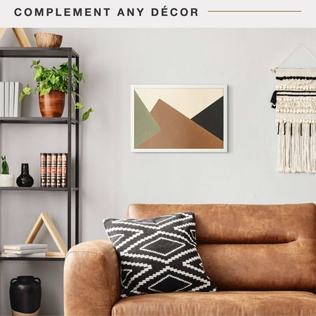 MCS Foundation 16x24 Poster Frame Traditional Brass, Vertical & Horizontal Wall Hanging Large Picture Frame for Photos, Posters & Art Prints (1-Pack)