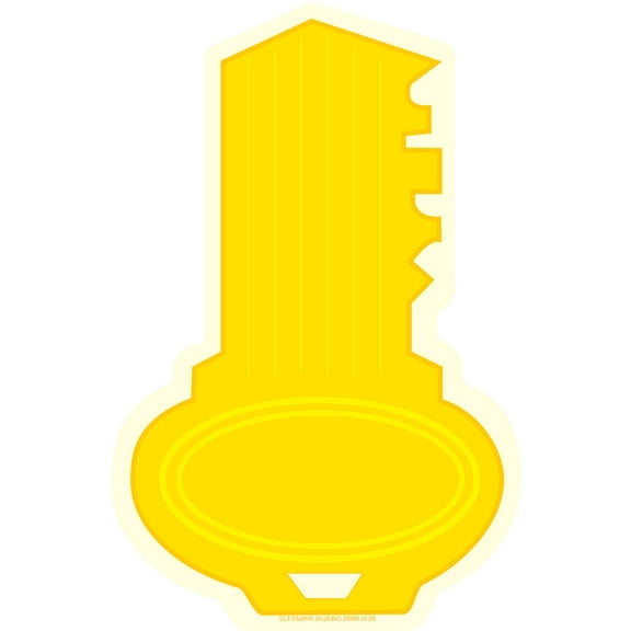 SHAPES ETC. Large Notepad - Key