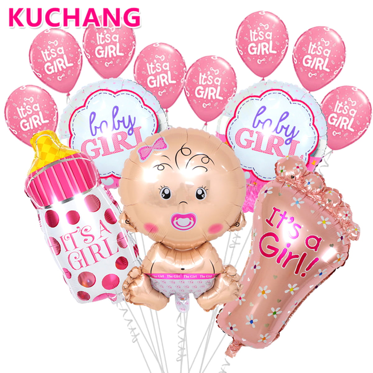 13PCS BLUEY BINGO Kids Birthday Party Helium Quality Balloons Latex Number Foil Balloons Decorations.