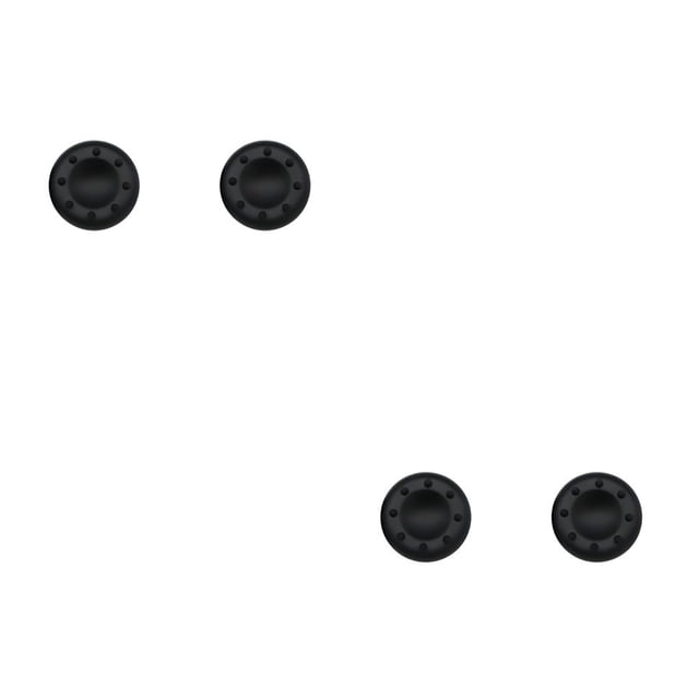 Kearding 2 piezas de consola de juegos Gamepad Thumbstick cubierta de silicona Joystick Grips Caps Gaming Controller reemplazo para One Pink Negro 2piezas