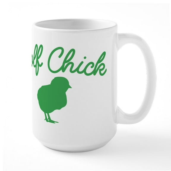 CafePress - Golf Chick - 15 oz Ceramic Large Mug