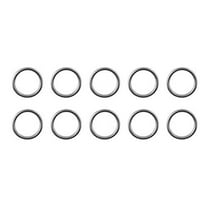 US STAINLESS 10 Pieces Stainless Steel 316 Round Ring Welded 1/8" x 5/8" (3mm x 15mm) Marine Grade