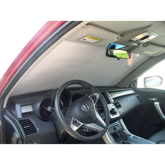 HeatShield, The Original Windshield Sun Shade, Custom-Fit for Acura RDX SUV 2007, 2008, 2009, 2010, 2011, 2012, Silver Series