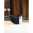 thumbnail image 4 of Women's Metallic Half Moon Clutch Evening Bag, 4 of 9
