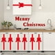 thumbnail image 4 of Adornos navideños, regalos navideños, lazos y cintas para puertas de armarios navideños, lazos rojos grandes para puertas de armarios navideños, regalos, muebles para armarios navideños, decoraciones, 4 of 7
