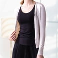 thumbnail image 3 of (Blanco 2XL) Chaleco sin costuras de seda de hielo para que las mujeres usen por fuera y por dentro, chaleco camisola modal sin mangas, delgado y versátil, 3 of 7