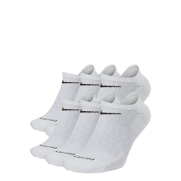 Nike Chaussettes Crew Coussinées en Coton Everyday Plus Unisexes Grande Taille 6 Pack