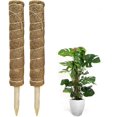 thumbnail image 1 of Palo de musgo, 2 piezas de 40 cm de ayuda para trepar Monstera, palo de plantación natural extensible Palo de coco, soporte para plantas para trepar plantas de interior Casa, 1 of 5