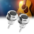 thumbnail image 4 of Strap Button, Professional Guitar Strap Lock Easy To Assemble  for Ukulele for Guitarist Silver, 4 of 8