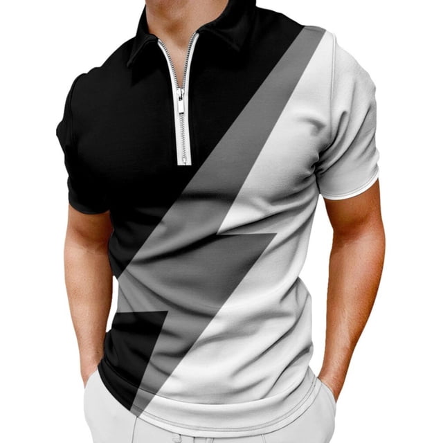 Gibobby Playera Polo Hombre Camisa de Polo para para Hombre(Negro,G)