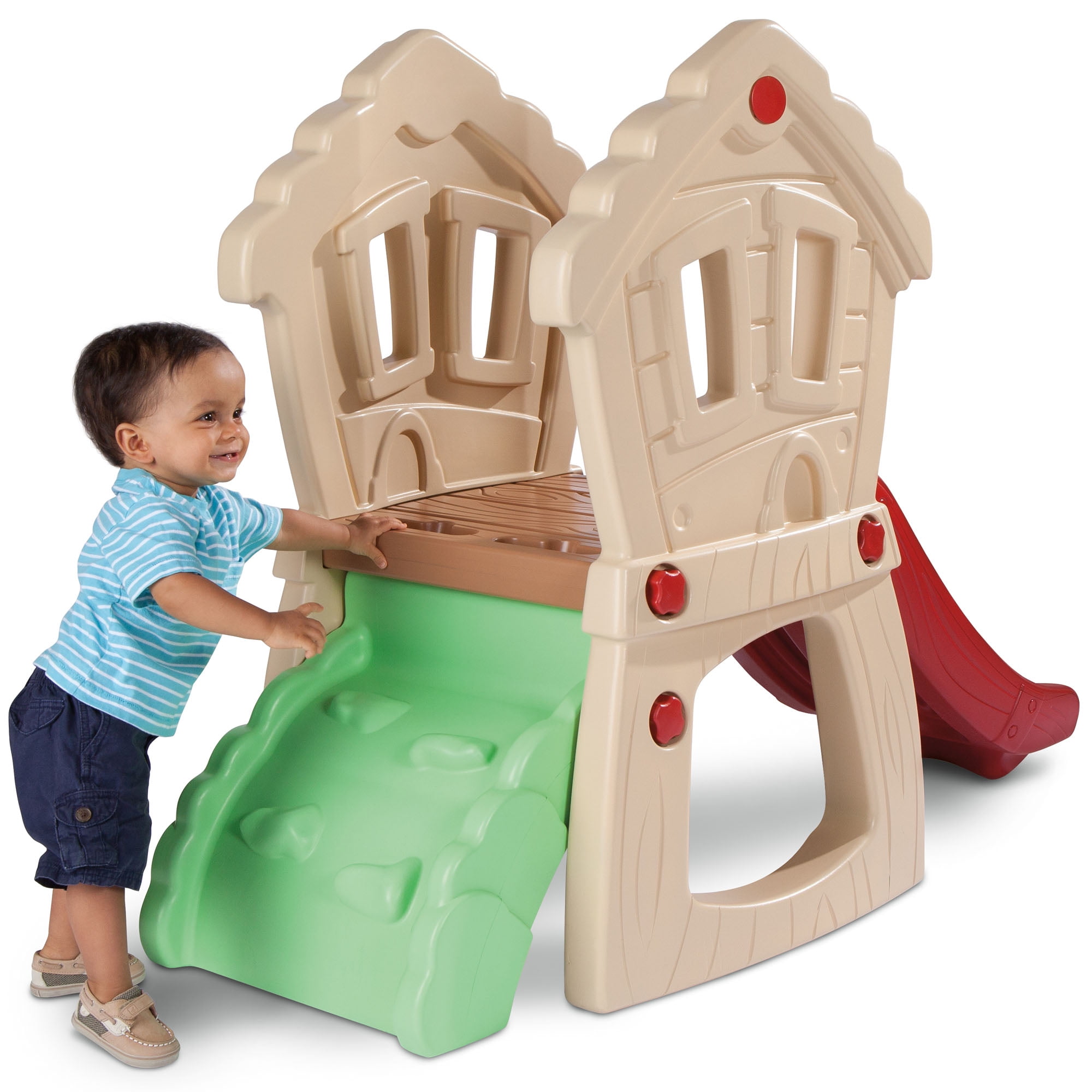 Little Tikes Hide & Seek Climber, Indoor Outdoor Slide and Climbing Playset for Kids Ages 2-5 - 2