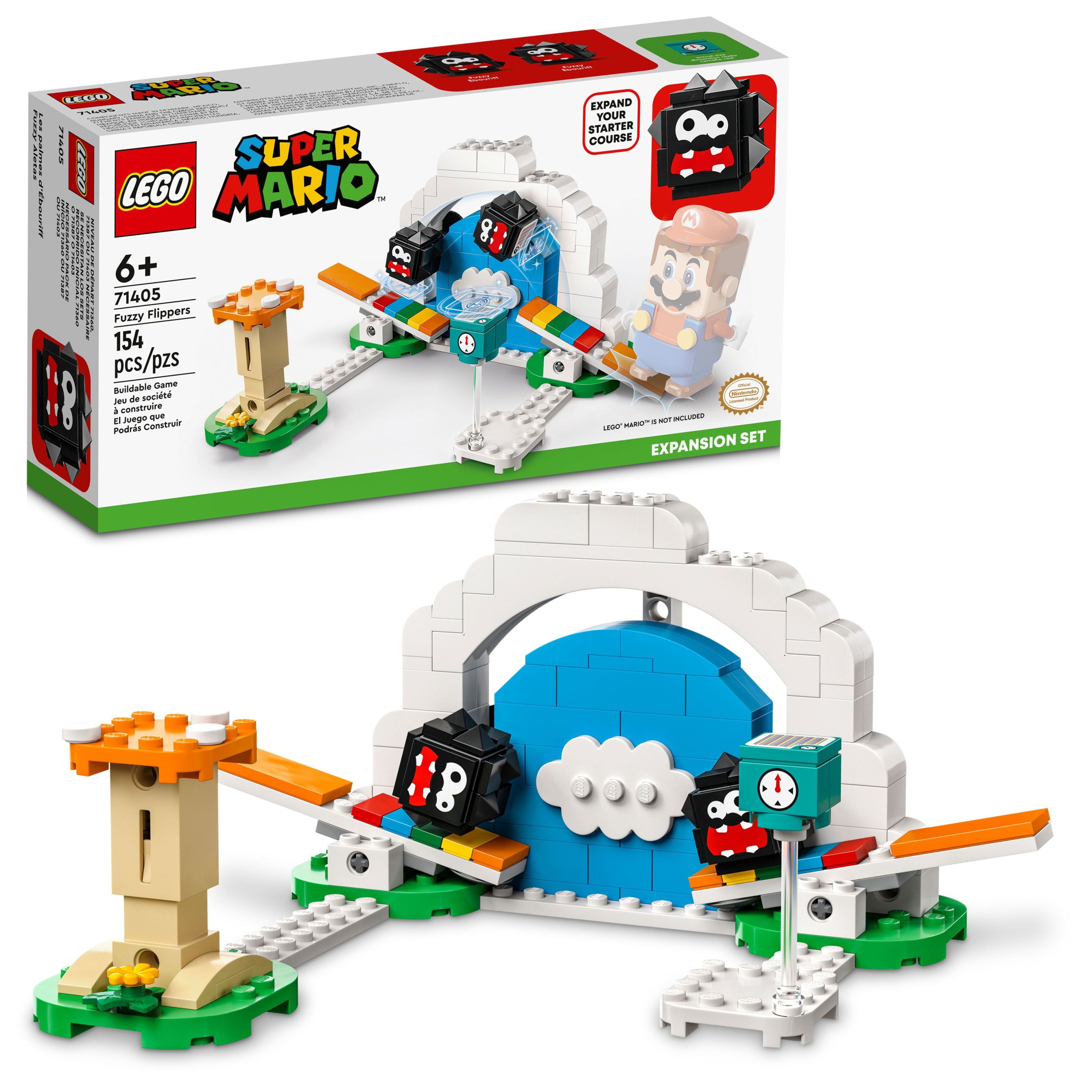 LEGO Super Mario Fuzzy Flippers Expansion Set 71405 Building Set (154 Pieces)