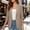 Khaki, variant on Hueook Womens Blazer Tailored Open Front Blazer Roll Tab 3/4 Sleeve Button Workwear Suit Jacket Blue M