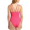 thumbnail image 4 of California Waves Womens Ribbed One Piece Swimsuit;Small, 4 of 4