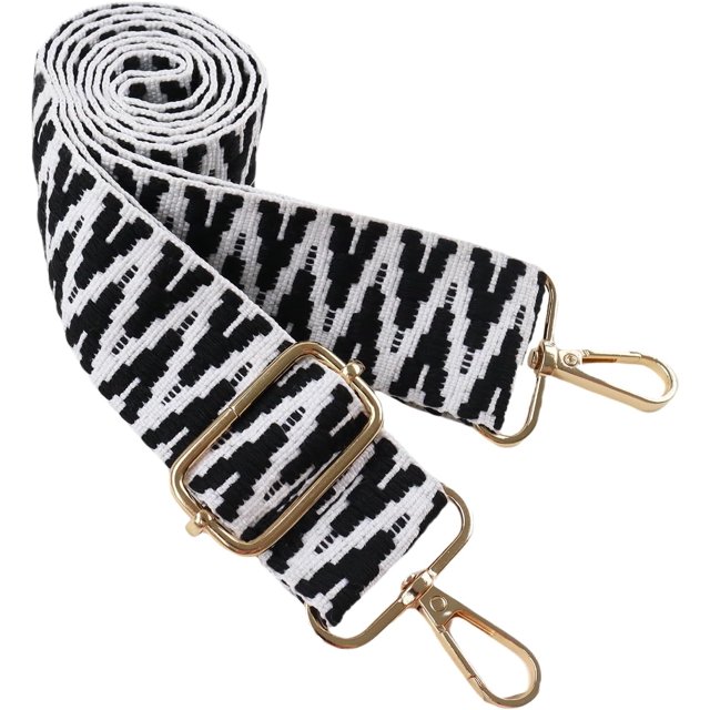 LinYooLi Bandoulière de Remplacement Réglable, Sangles de Bagage, Ceinture Bandoulière en Toile pour Sac à Main, Sangle de Sac à Main pour Femmes (Style A 119)