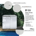 thumbnail image 2 of Absco Utility 5' x 5' Multipurpose Metal Pool Pump Shed - Surfmist, 2 of 13