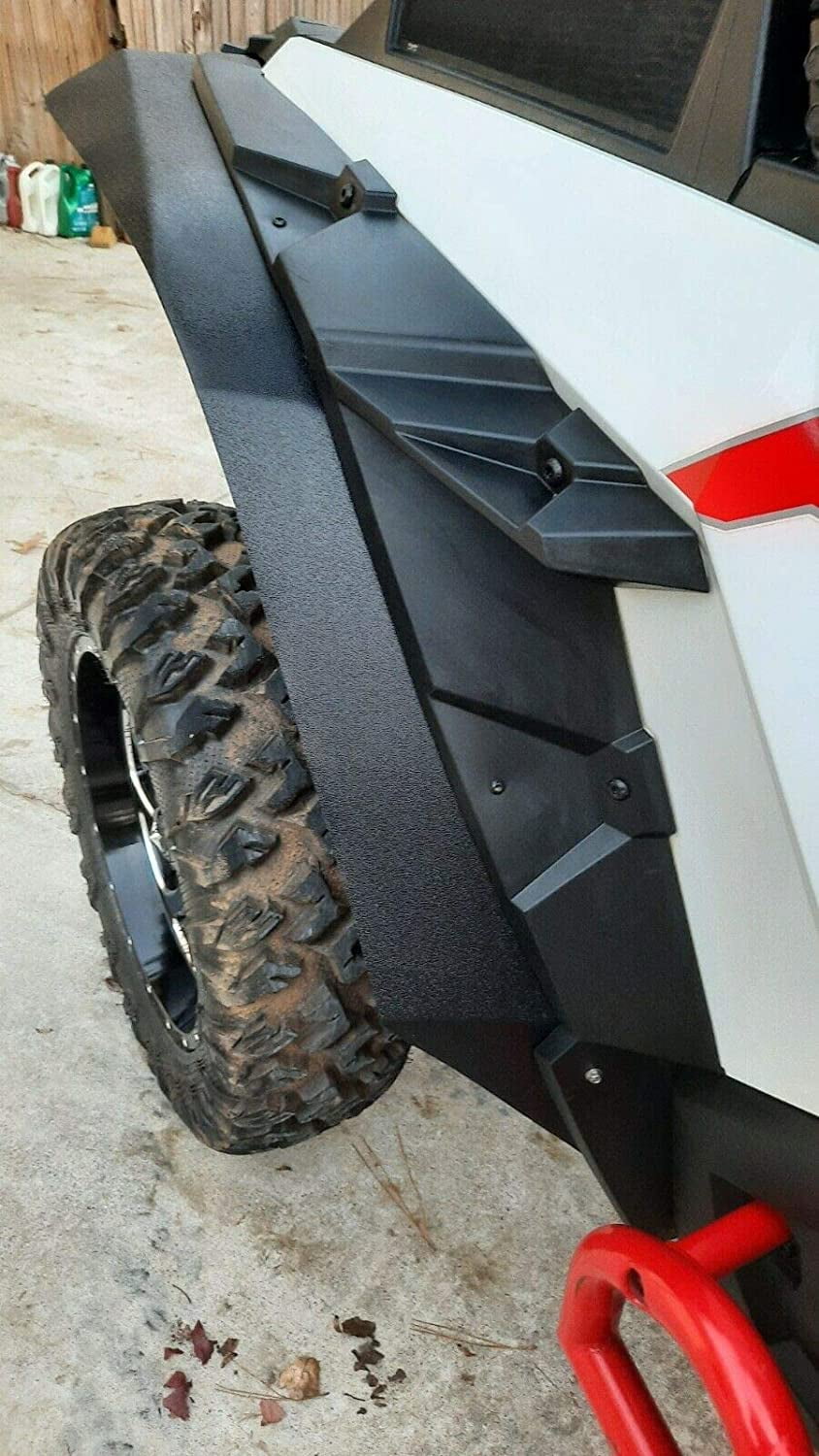 Kojem Mud Flaps Fender Flares Splash Proof Extender Guard Fits 2014-2018 Polaris RZR XP 1000 4 Turbo Front & Rear