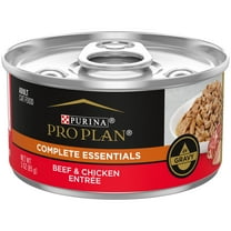Purina Pro Plan Beef & Chicken Cat Food, 3 oz Cans (24 Pack)