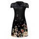 thumbnail image 4 of Moda mujer Casual Sexy cuello en V vestidos estampados verano manga corta pulóver vestido de encaje Fridja  bnh5257, 4 of 4
