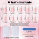 thumbnail image 3 of 120pcs White French Tip Press on Nails Medium Square Fake Nails Nude False French Tip Nail, 3 of 5