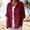 A1 Wine, variant on Linen Button Down Shirts for Women Roll Cuff Sleeve V Neck Collarless Button Down Muslin Button Down Shirt Women Linen Shirts for Women Womens Tops Purple 2XL