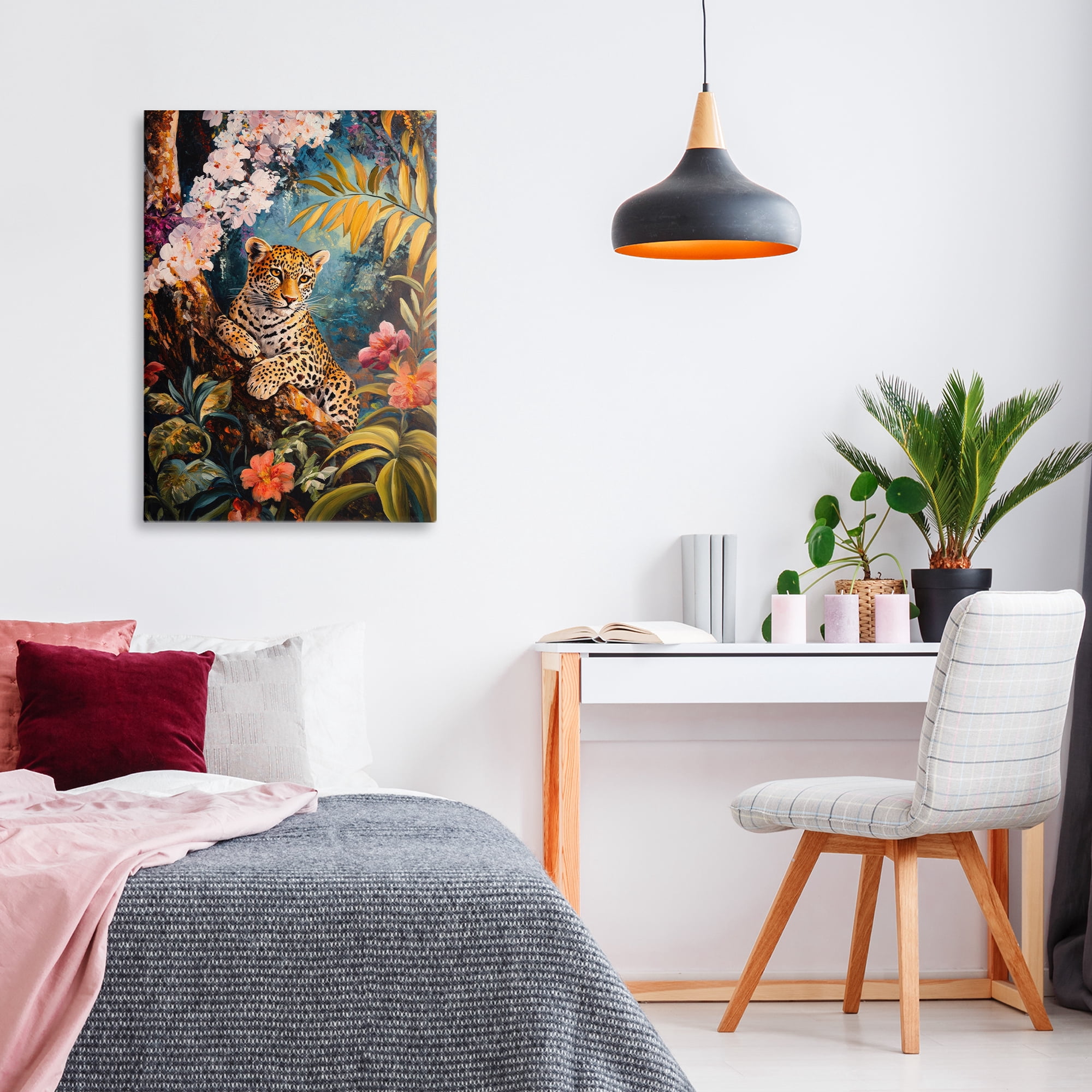 Stupell Industries On The Wild Side Botanicals Canvas Wall Art, design by Petal Prints Design