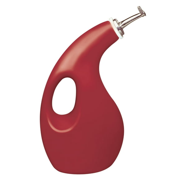 Rachael Ray Stoneware Serveware Oil Bottle in Red