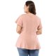 thumbnail image 5 of BluTop Peplum Escote Corazón Mangas Volantes TalGrande PaMujer Ro1X, 5 of 6