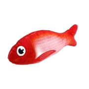 SIfdSeng Cat Toys Fish Goldfish Crinkle Sound Toys Soft and Durable Interactive Cat Toys for Indoor Exercise 8.6 Inches Teething Dog Toys for Puppies Indestructible Dog Toys for Large Dogs