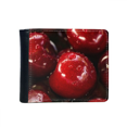 thumbnail image 1 of Temperate Red Fruits Picture Cherry Flip Bifold Faux Leather Wallet  Multi-Function Card Purse, 1 of 4