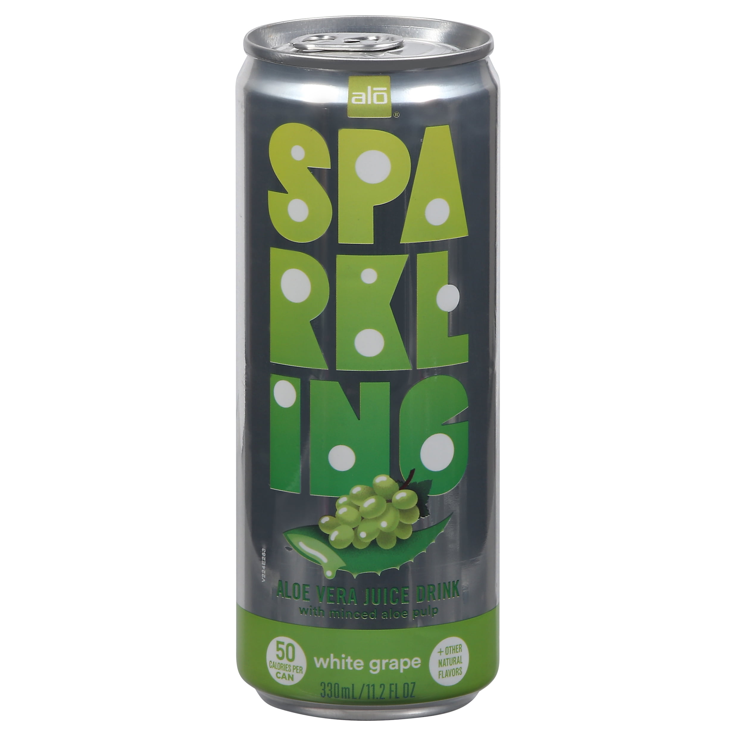Alo - Juice Aloe Sparkling White Grape, 11.2fo | Pack of 12